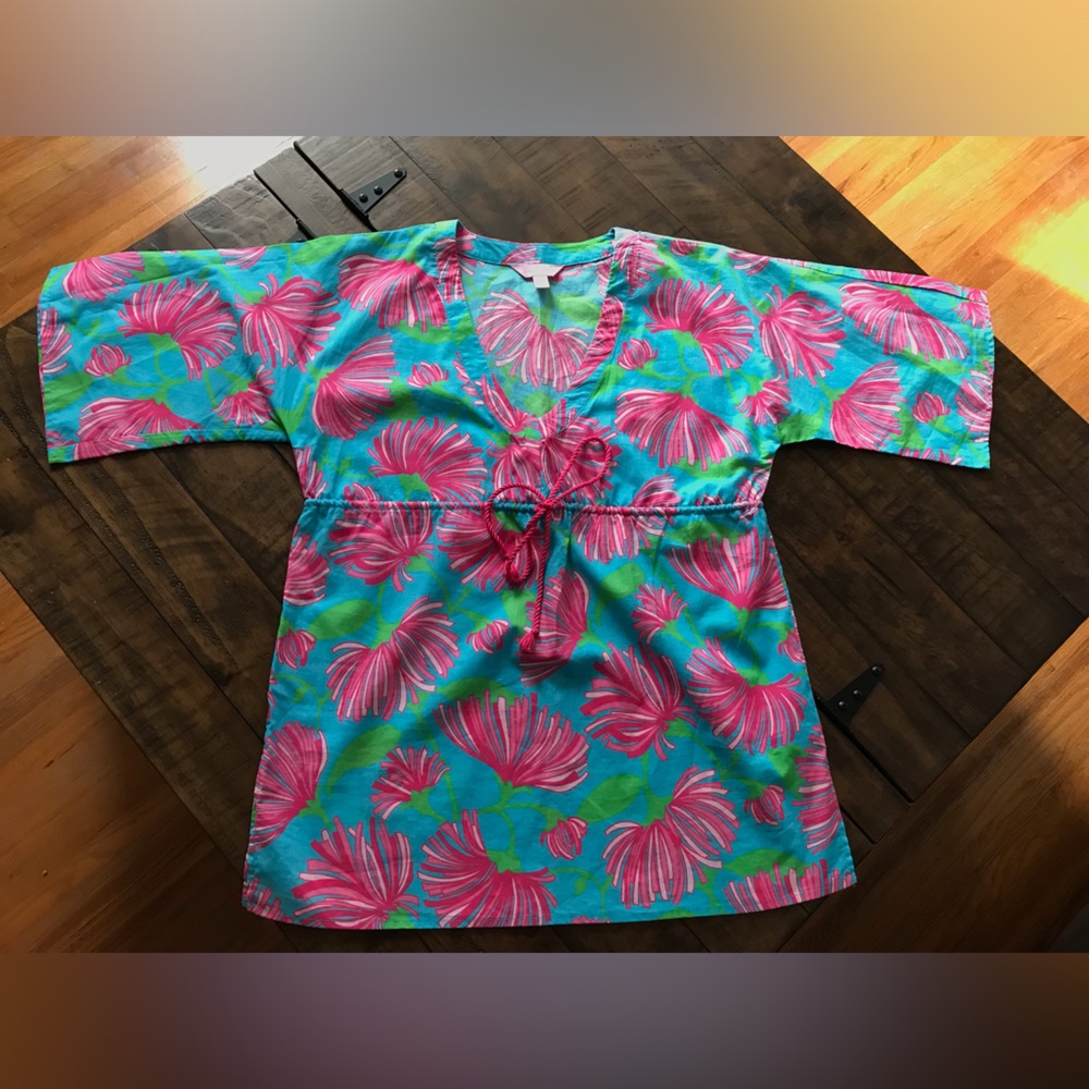 Lilly Pulitzer Bright and bold Daisy Darling Penelope tunic xs EUC